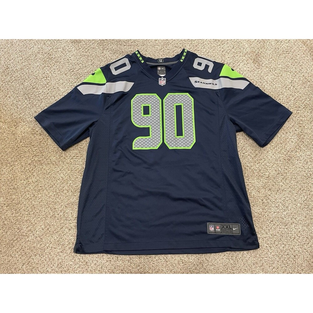 Nike Seattle Seahawks Jersey Clowney #90 On Field Football Mens XXL NFL FOOTBALL